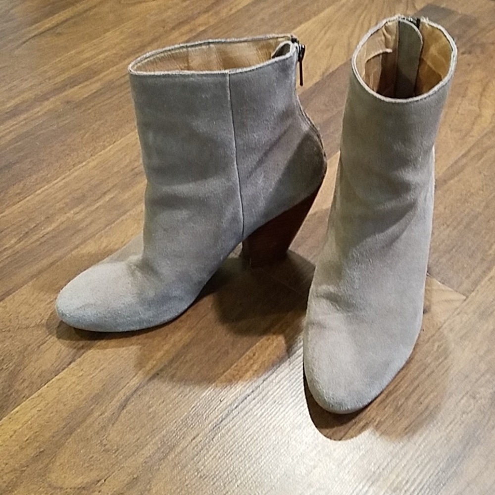 Corso Como Gray Suede Booties - image 3